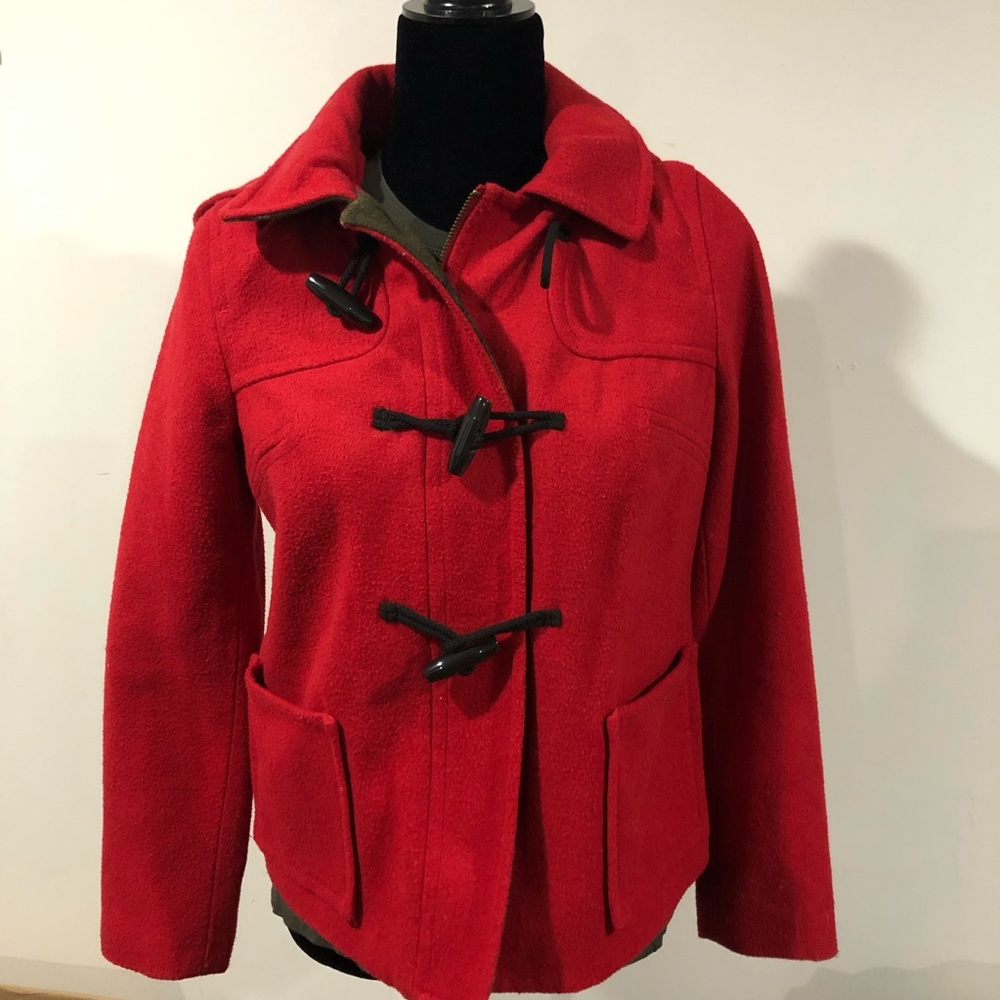 Old navy Red pea coat